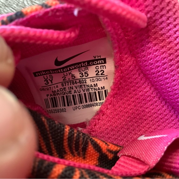 Girl’s Nike Roshe size 3Y Palm Tree Floral - Picture 5 of 5